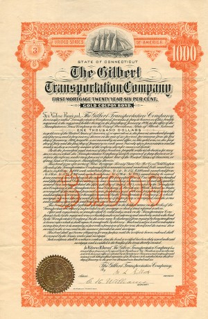 Gilbert Transportation Co. $200 or $1,000 - Bond
